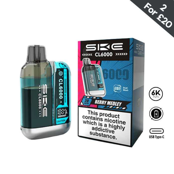 Berry Medley - SKE Crystal CL6000 Pre-filled Pod Kit
