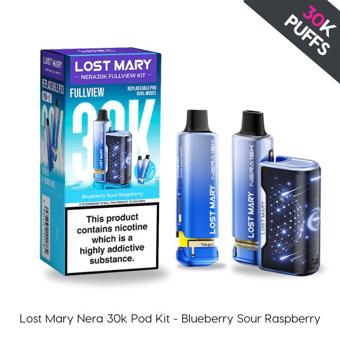 Blue Sour Raspberry - Lost Mary NERA Prefilled Kit