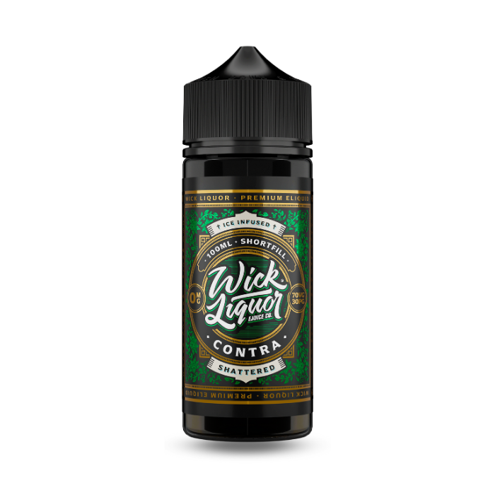Wick Liquor - Contra Shattered - 100ml Shortfill Vape Juice