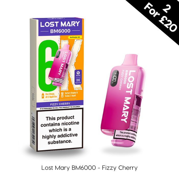 Lost Mary BM6000 Fizzy Cherry