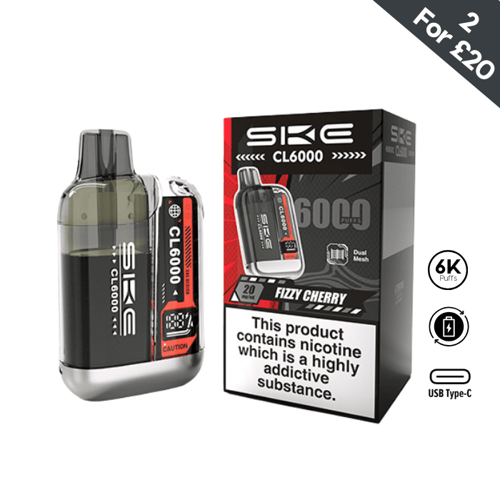 Fizzy Cherry - SKE Crystal CL6000 Pre-filled Pod Kit