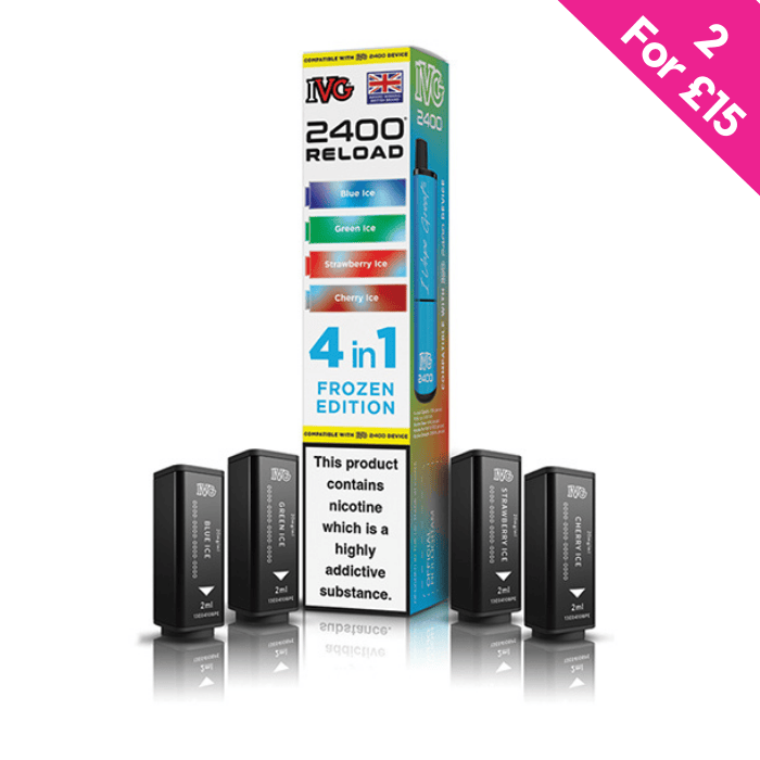 Frozen Edition - IVG 2400 Reload 4-in-1 Prefilled PODS