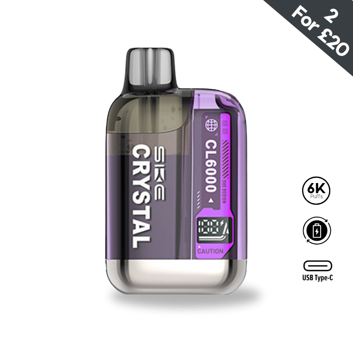 Grape Splash - SKE Crystal CL6000 Pre-filled Pod Kit