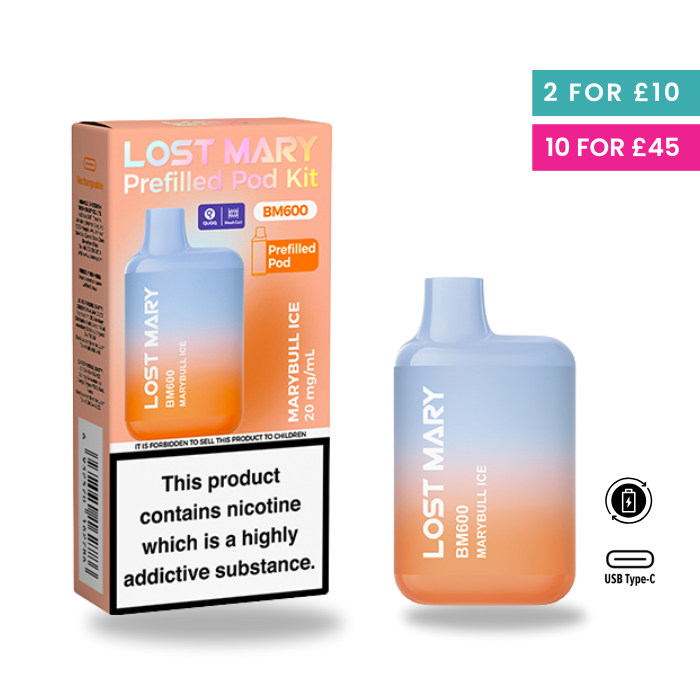 Marybull Ice - Lost Mary BM600 Pre-Filled Pod Kit