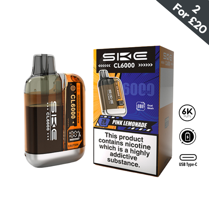 Pink Lemonade - SKE Crystal CL6000 Pre-filled Pod Kit