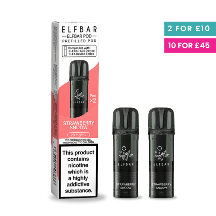 Strawberry Snoow (Ice Cream) - Elf Bar 600 Pre-Filled Pods