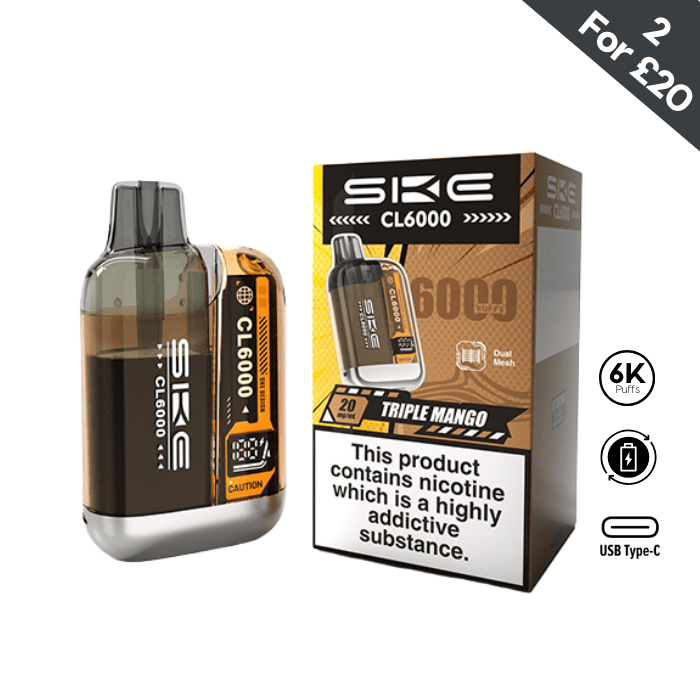 Triple Mango - SKE Crystal CL6000 Pre-filled Pod Kit