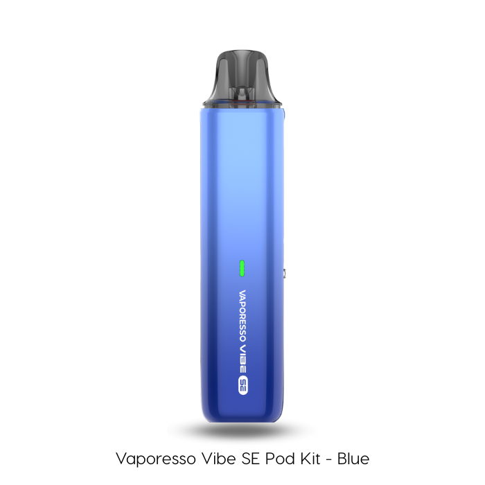 Blue Vaporesso Vibe SE Pod Kit on a white background