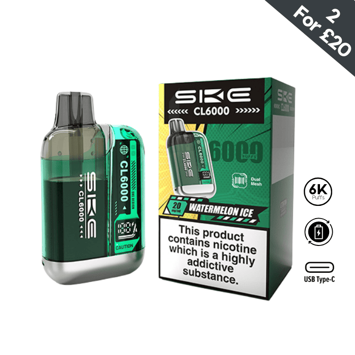 Watermelon Ice - SKE Crystal CL6000 Pre-filled Pod Kit