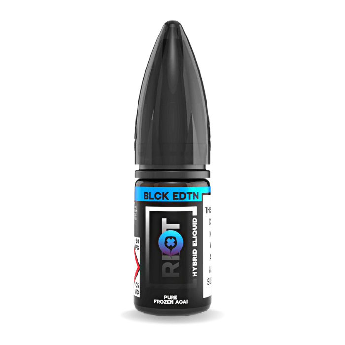 Pure Frozen Acai Black Edition 10ml Nic Salt. Riot Salts by Riot Squad Eliquids | Vape Direct