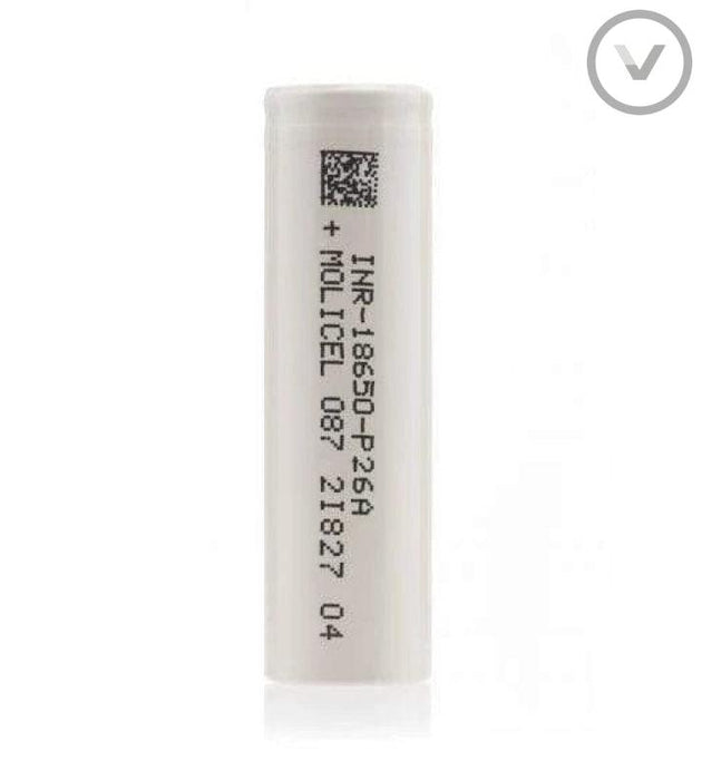 MOLICEL P26A 2600MAH - 25A - 18650 BATTERY 3.7V - Vape Direct