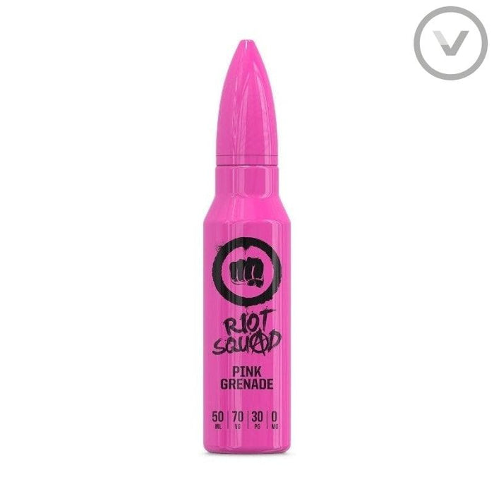 Riot Squad - Pink Grenade 50ml Short Fill Vape juice - Vape Direct