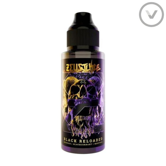 Zeus Juice - Black Reloaded 100ml Short Fill - Vape Direct
