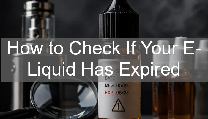How to Check If Your E-Liquid Has Expired
