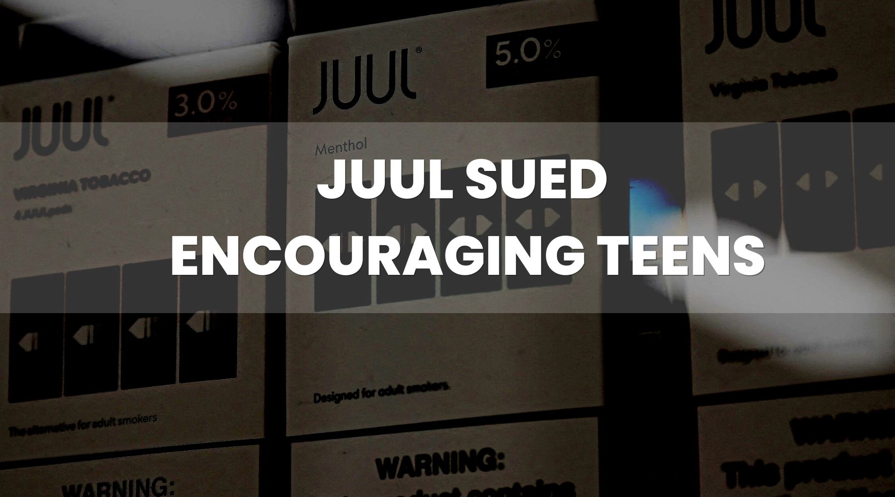 Header image for the article JUUL Sued for Encouraging Teens to Vape in the US
