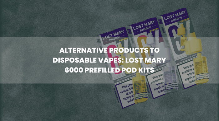 Alternative Products to Disposable Vapes: Lost Mary 6000 Prefilled Pod Kits
