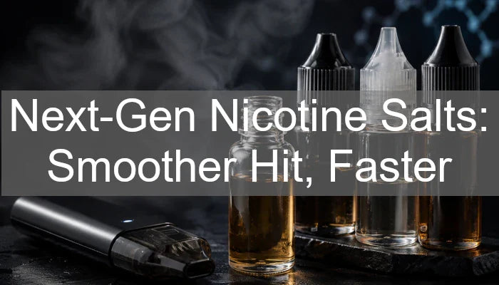 Next-Gen Nicotine Salts: Smoother Hit, Faster Absorption