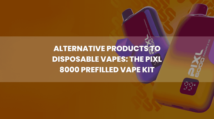 Alternative Products to Disposable Vapes: The Pixl 8000 Prefilled Vape Kit