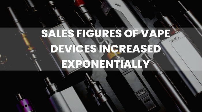 Sales figures of vape devices increased exponentially between May 2021 and May 2022