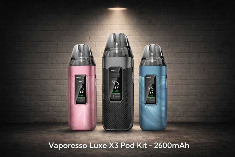 vaporesso luxe x blinking 3 times The X3 Vape Kit Projector Flavor:Chocolate Mint Golden Slice Relx Pod