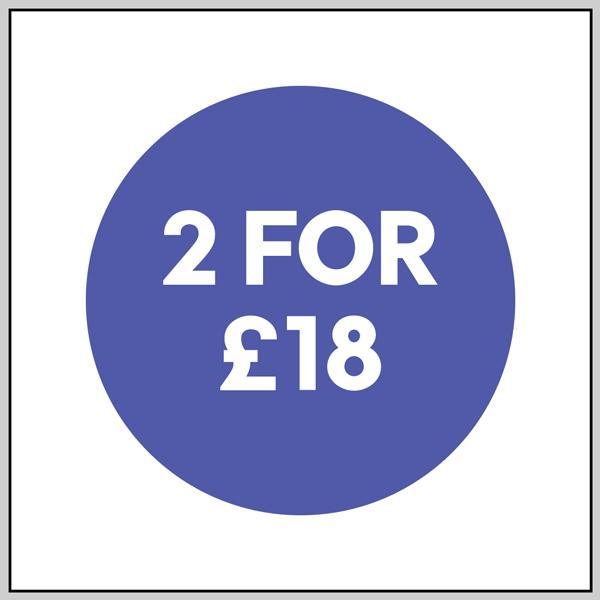 2 for £18