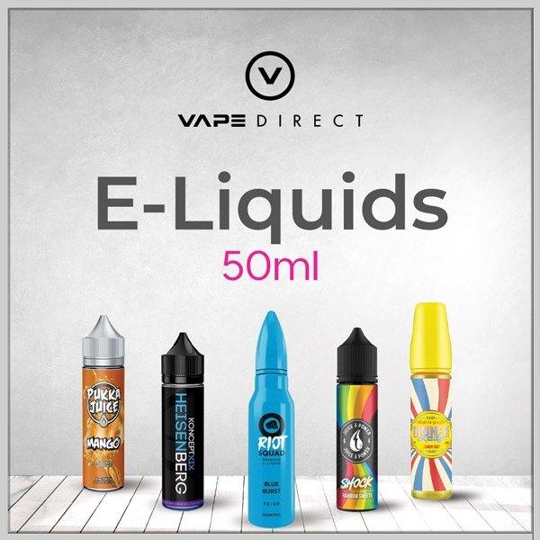 50ml Shortfill E-Liquids