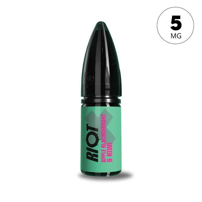 Riot X Apple Blackcurrant & Kiwi 5mg Nic Salt by Riot Squad.