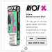 Riot X Apple Blackcurrant & Kiwi Nic Salt by Riot Squad flavour description and key features.