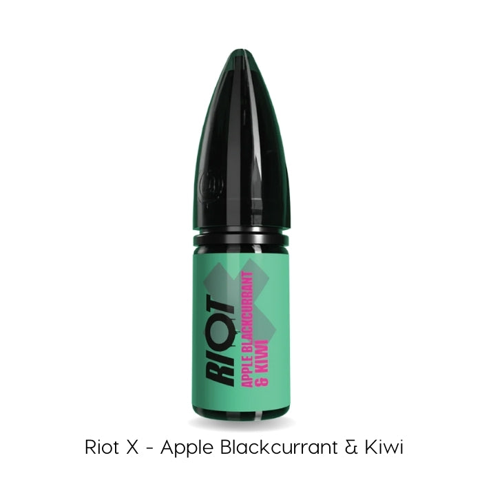 Riot X Apple Blackcurrant & Kiwi Nic Salt by Riot Squad at vape direct milton keynes