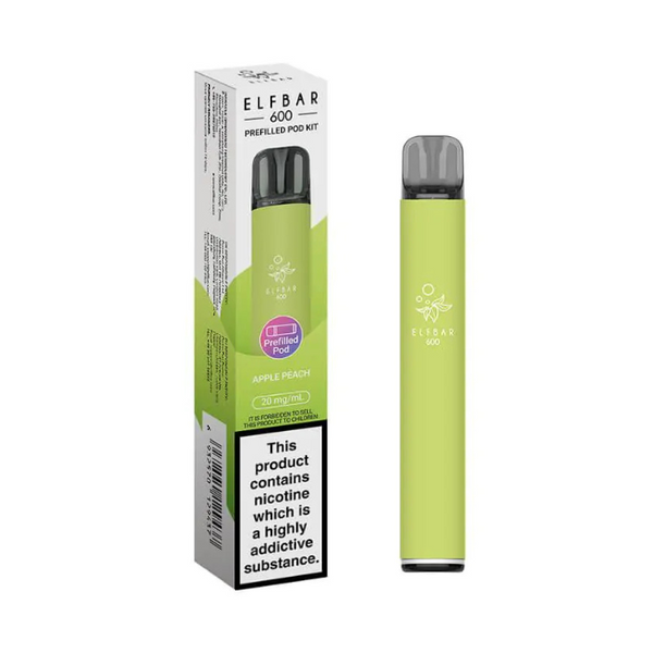 peach flavor vape Apple | Elf Bar 600 Prefilled Kit Juul Pods - $18.75 extra strength Flavor:PEACHY RING