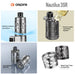 Four images display the Aspire Nautilus 3SR Tank by Aspire, featuring adjustable airflow for MTL & RDTL, push-to-open top filling, two capacity options, and compatible metal tank tubes. Available at Vape Direct In Milton Keynes
