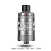 The Aspire Nautilus 3SR Tank by Aspire features a silver body with a black mouthpiece, geometric window patterns, and a red triangle indicator. Designed for MTL & RDTL vaping, it offers adjustable airflow for personalized use. Available at Vape Direct In Milton Keynes