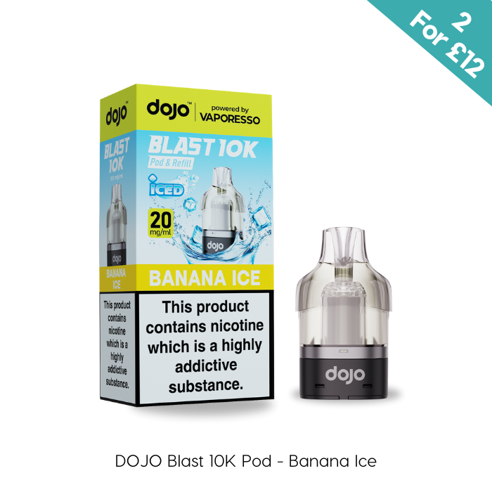 Banana Ice - Vaporesso Dojo Blast 10K Prefilled Pods