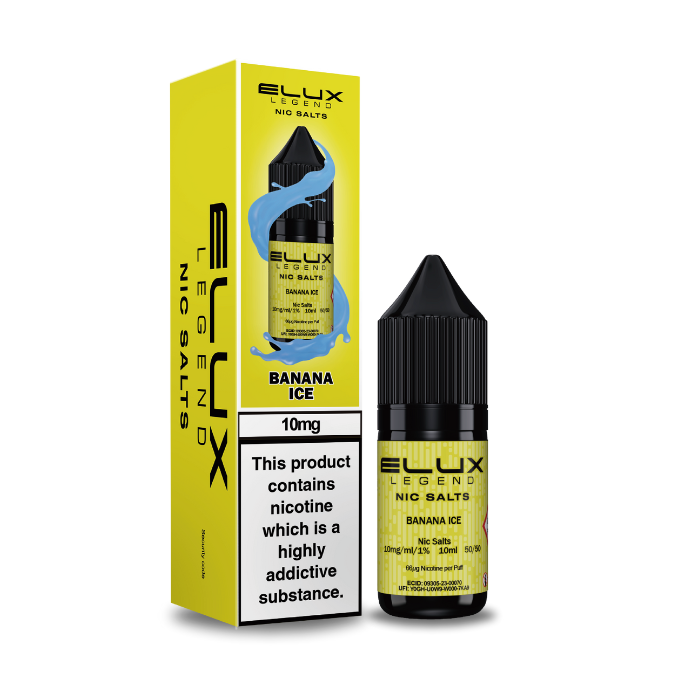 Banana Ice Nic Salt E-Liquid by Elux Legend