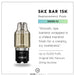 Image of a SKE Crystal Banana Ice - SKE Bar 15K Refill Pod with 20mg nicotine, delivering up to 15,000 puffs. Enjoy smooth, creamy banana flavor blended with cool menthol sweetness. Available at Vape Direct In Milton Keynes