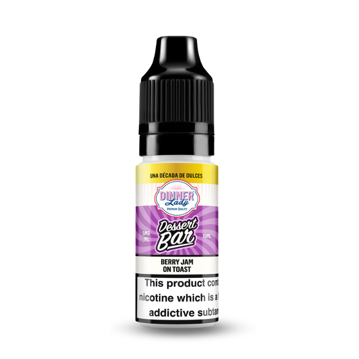 Berry Jam On Toast Dinner Lady Nic Salt | Vape Direct Berry Jam On Toast Dinner Lady Nic Salt | Vape Direct