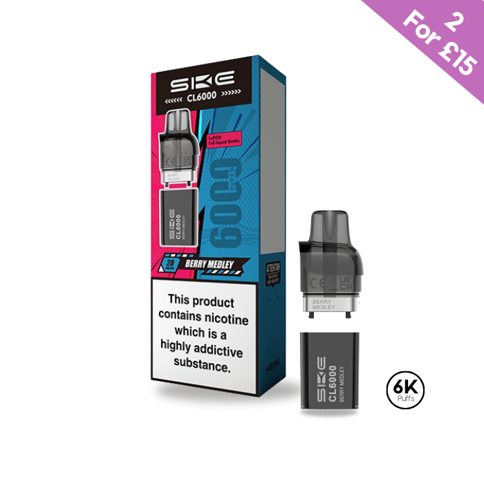 Berry Medley - SKE Crystal CL6000 Pre-filled Pod