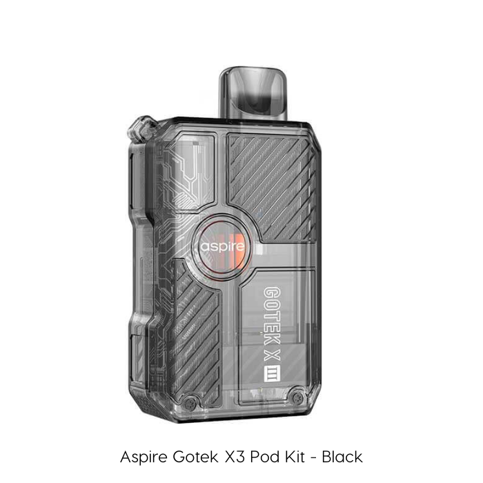 aspire pod mod Aspire Gotek X3 Black Pod Kit
