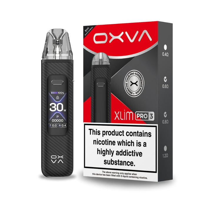 OXVA Xlim Pro 3 Pod Vape Kit | Vape Direct OXVA Xlim Pro 3 Pod Vape Kit | Vape Direct