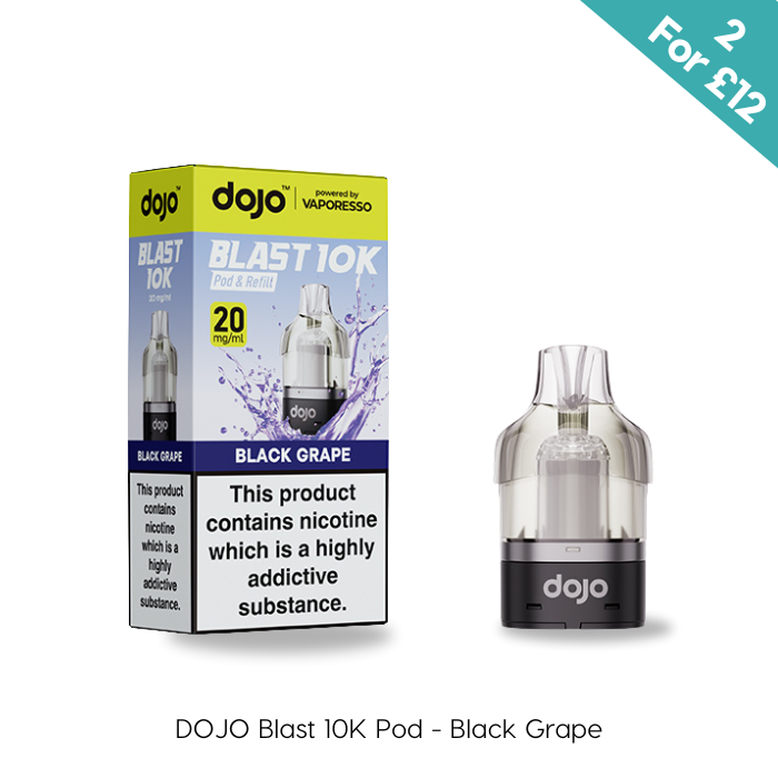 Black Grape Dojo 10K Vape Pods | Vape Direct
