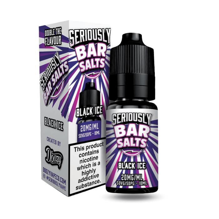 Black Ice Nic Salt E-Liquid by Seriously Bar Salts