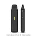 UWELL Caliburn G5 Lite SE pod kit in Black Leather, dual view front and side view showing airflow control and e-liquid viewing window.