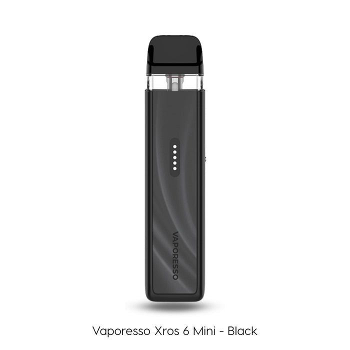 Vaporesso Xros 6 Mini vape pod kit in Black