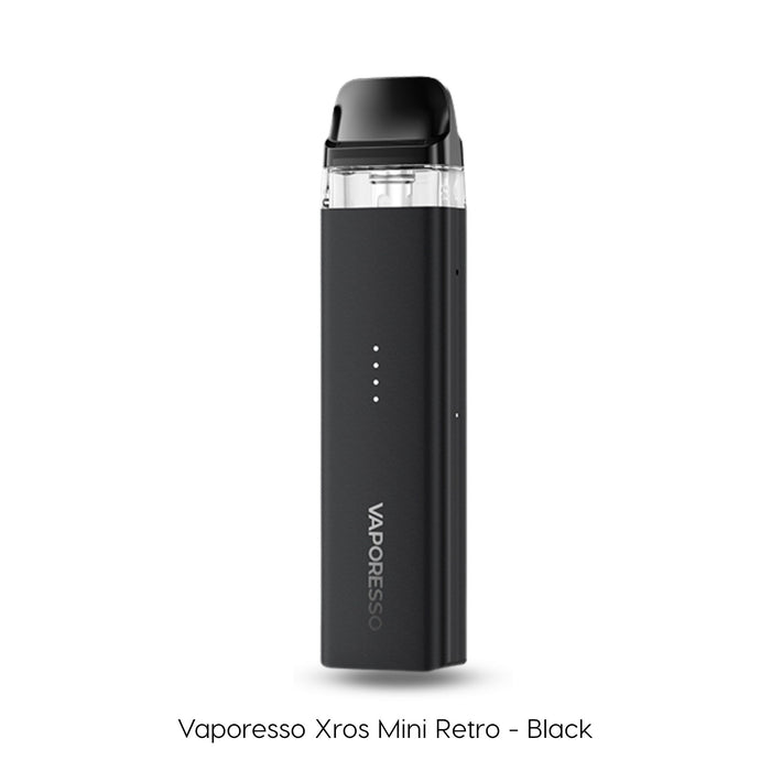 Vaporesso Xros Mini Retro vape pod kit in Black