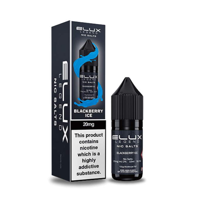 Blackberry Ice Nic Salt Eliquid by Elux Legend | Vape Direct
