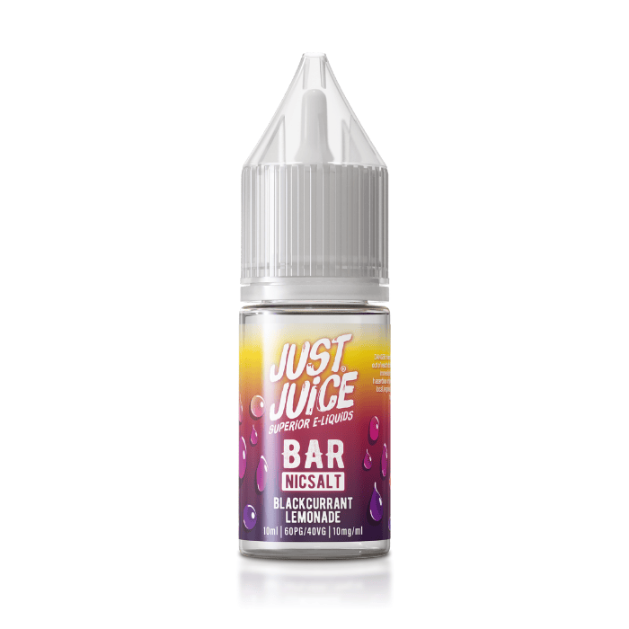 Blackcurrant Lemonade - Just Juice Bar Salt 10ml Vape Juice