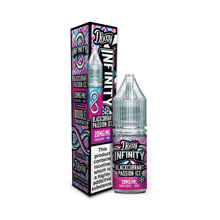 Blackcurrant Passion Ice Nic Salt E-Liquid by Doozy Infinity
