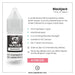 Blackjack by V4 Vapour. Features a vape liquid bottle, product details (10ml, 40VG/60PG, nicotine strengths, MTL compatible), delivery info, a pink 4 FOR £10 banner, and www.vapedirect.com at the bottom. Available at Vape Direct In Milton Keynes