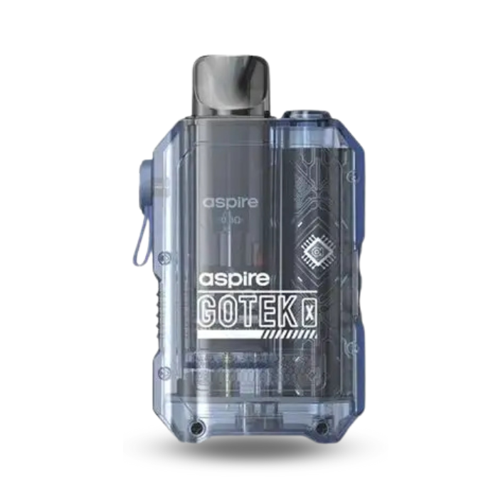 Aspire Gotek X vape kit in blue on a plain background