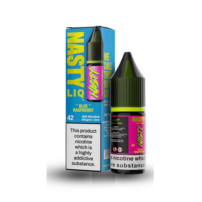 Blue Raspberry Nic Salt Eliquid by Nasty Liq | Vape Direct Blue Raspberry Nic Salt Eliquid by Nasty Liq | Vape Direct